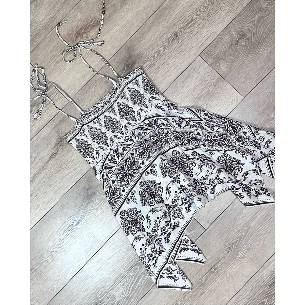 LEI Smocked Tie Strap Y2K Tank